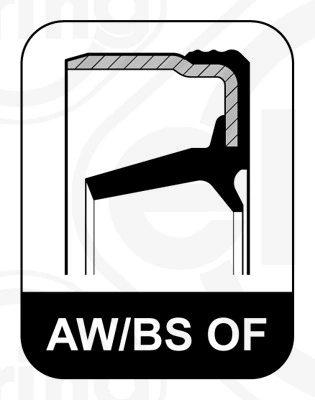 595170 Elring Сальник колінчастого валу