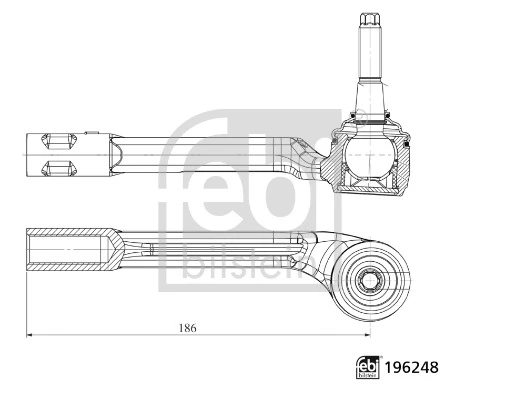 Купити CEKH73L CTR Рульовий наконечник