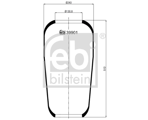 Пневмоподушка/Пневморессора моста Blacktech RL9817 ціна, від 33.84 USD