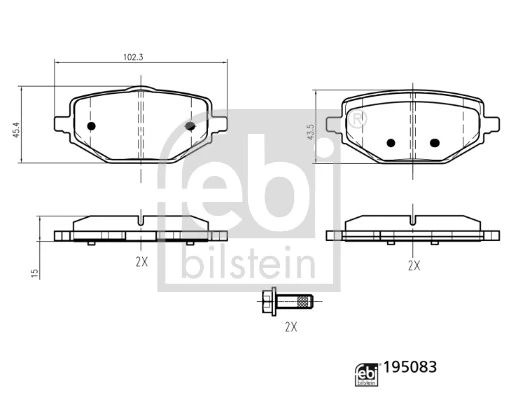 Задні гальмівні колодки Polcar S7011044 ціна, від 33.65 USD