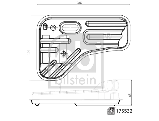 Фільтр коробки автомат Febi 175532 ціна, від 23.15 USD