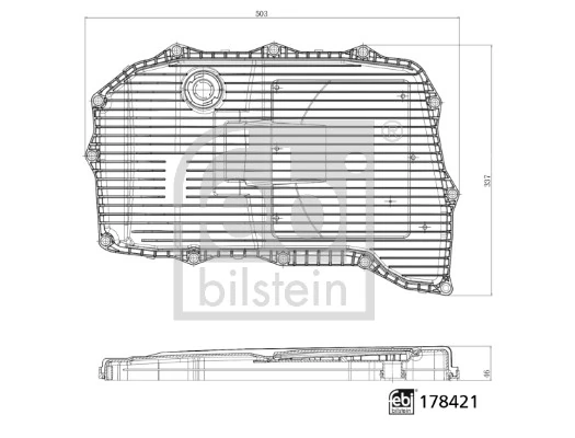 Піддон АКПП Febi 178421 ціна, від 79.69 USD