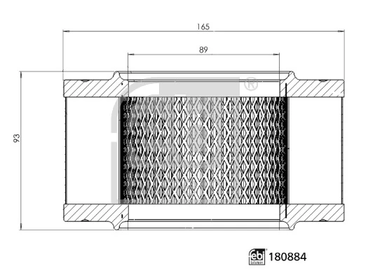 Елемент повітряного фільтра Bomag 05727215 ціна, від 13.64 USD