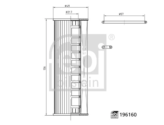 Масляний фільтр двигуна AND 3C129058 ціна, від 7.10 USD