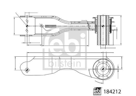 Купити J9C4821 Jaguar Важіль задньої підвіски поперечний, лівий