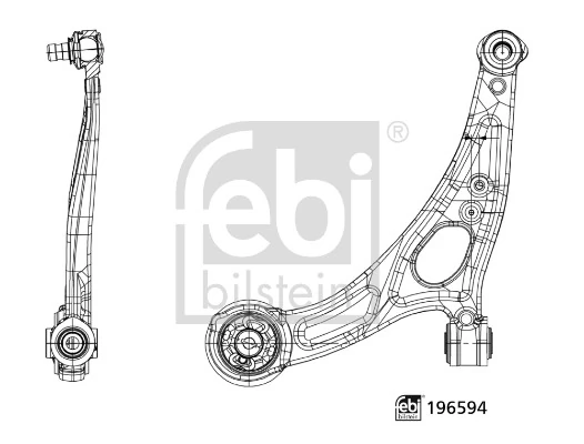 Важіль передній лівий Ford LX613A424CNA ціна, від 114.35 USD
