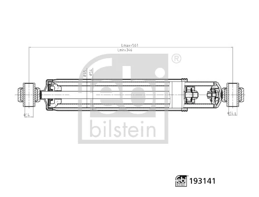 Амортизатор задній Mercedes A9063200631 ціна, від 48.34 USD