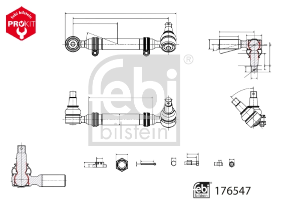 Тяга рульова центральна Mercedes A9423300403 ціна, від 178.07 USD