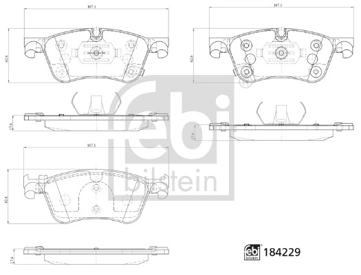 Тормозні колодки Mercedes A4204212200