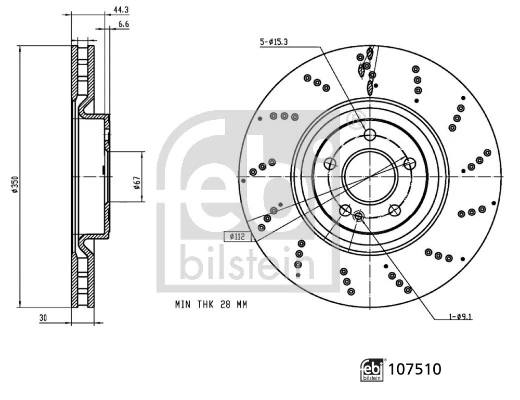 Купити BS0986479F10 Polcar Ротор гальмівний