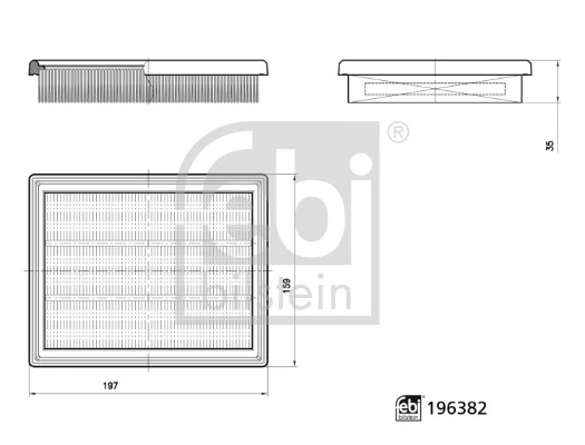 165460392R Renault (RVI) Повітряний фільтр двигуна