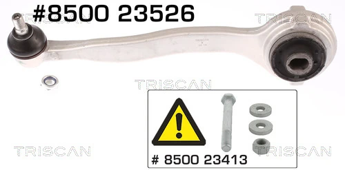 Важіль передньої підвіски верхній, лівий Hans Pries (Topran) 401072586