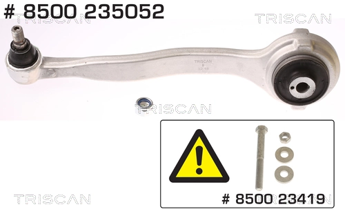 Важіль передньої підвіски верхній, лівий 401072586 Hans Pries (Topran)