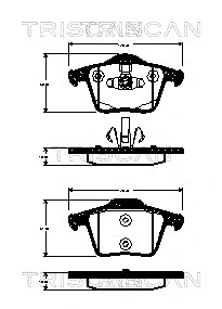 Задні гальмівні колодки Hexen DBS2460 ціна, від 23.49 USD