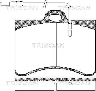 95624480 Peugeot/Citroen Передні гальмівні колодки