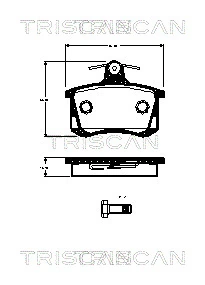 Задні гальмівні колодки 447698451 Renault (RVI)