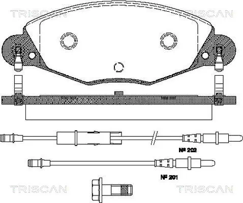 C2C35612 Mercedes Передні гальмівні колодки