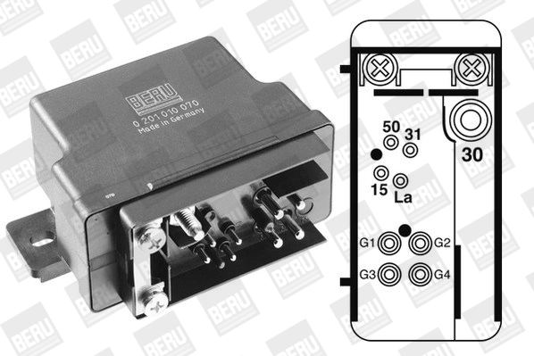 Реле свічок накалу на Mercedes E  W124