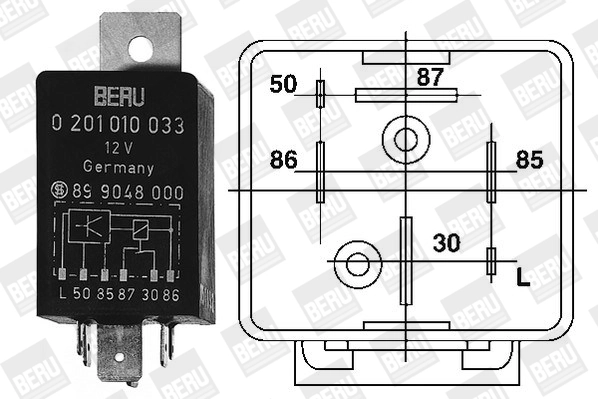 Реле управління Beru GR033 ціна, від 34.61 USD