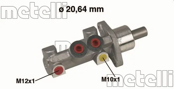 Циліндр головний гальма (Гідротормоз) Metelli 50420 ціна, від 37.08 USD