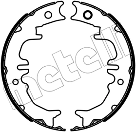 465500E040 Toyota Гальмівні колодки ручника
