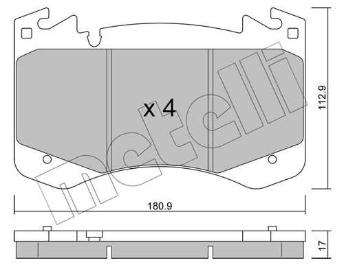 Тормозні колодки Delphi LP3900