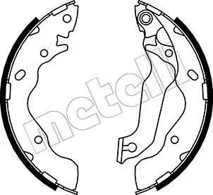 Купити H07SHOE902052 KAP Колодки гальмові задні, барабанні
