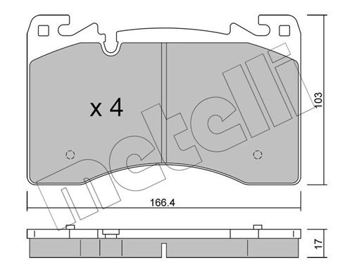 Передні тормозні колодки LP3899 Delphi