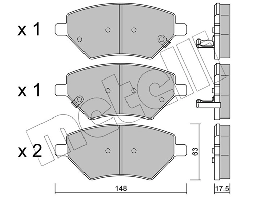 Гальмівні колодки Chery T153501080 ціна, від 34.16 USD