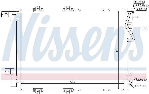 940203 Nissens Конденсатор