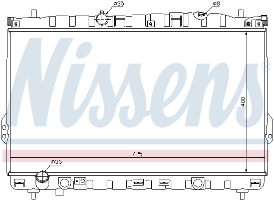 Радіатор 67032 Nissens