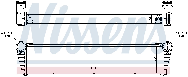 Радіатор основний Polcar 5815081 ціна, від 64.05 USD
