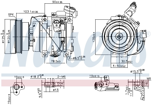 Насос кондиціонера Nissens 89576