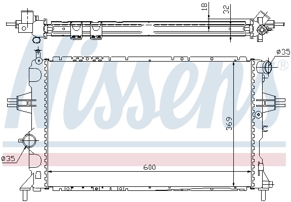 Радіатор 63006A Nissens