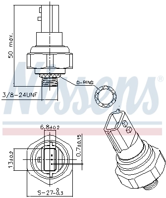 Клапан тиску кондиціонера Nissens 301038