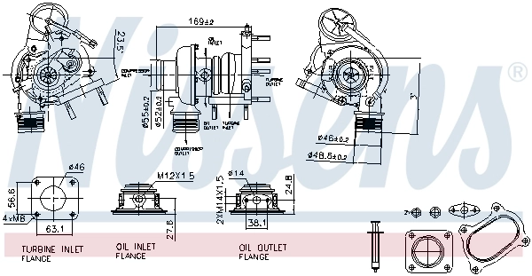 Турбіна General Motors 55254739 ціна, від 216.99 USD