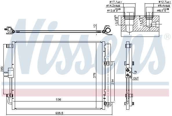 940598 Nissens Конденсатор