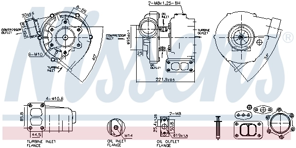 Турбокомпресор Mercedes A924096139980