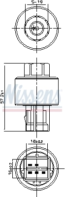Клапан тиску кондиціонера Nissens 301127