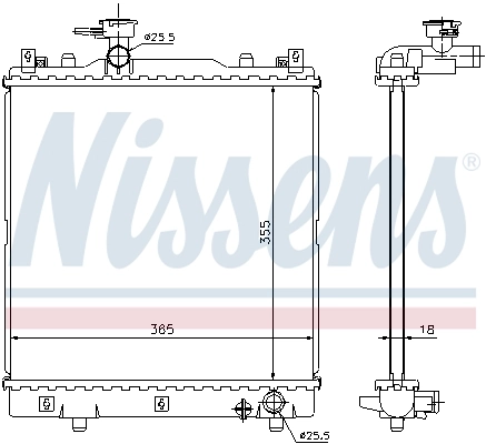 Радіатор 64204 Nissens