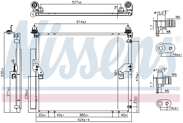 Конденсатор кондиціонера Polcar 81T1K8C1 ціна, від 110.64 USD
