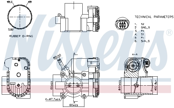 280750049 Bosch Дросільна заслінка в зборі