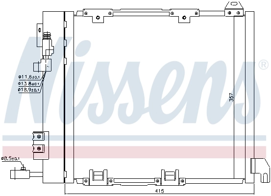 94385 Nissens Конденсатор