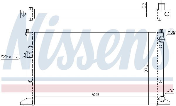 Радіатор 65266 Nissens