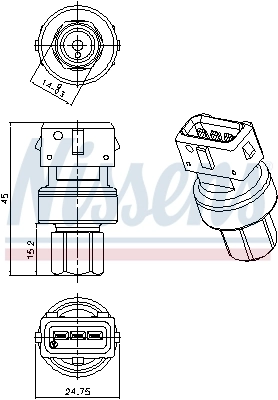 Клапан тиску кондиціонера Nissens 301067