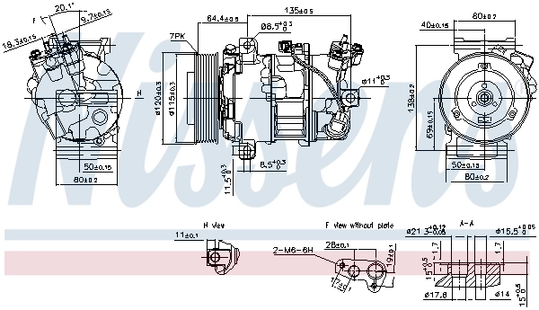 Насос кондиціонера Nissens 890126