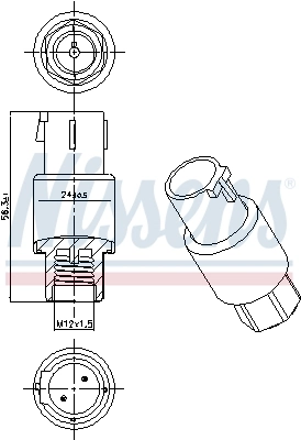 Клапан тиску кондиціонера Nissens 301001