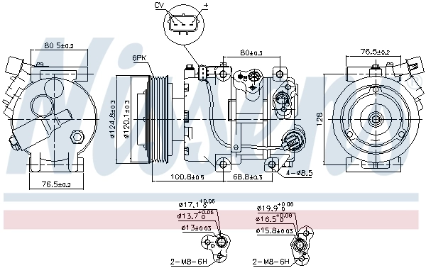 Насос кондиціонера Nissens 890651
