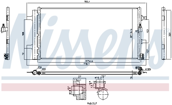 Конденсатор кондиціонера Polcar AC102000P ціна, від 77.47 USD