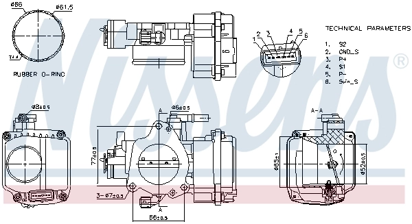 Дросільна заслінка Citroen Xsara 